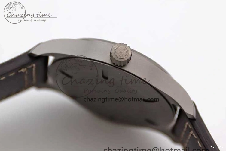 MIROTIME 0705 Mark XVIII IW327006 Titanium M+F 1:1 Best Edition Black Dial on Brown Leather Strap A Efficient 7052